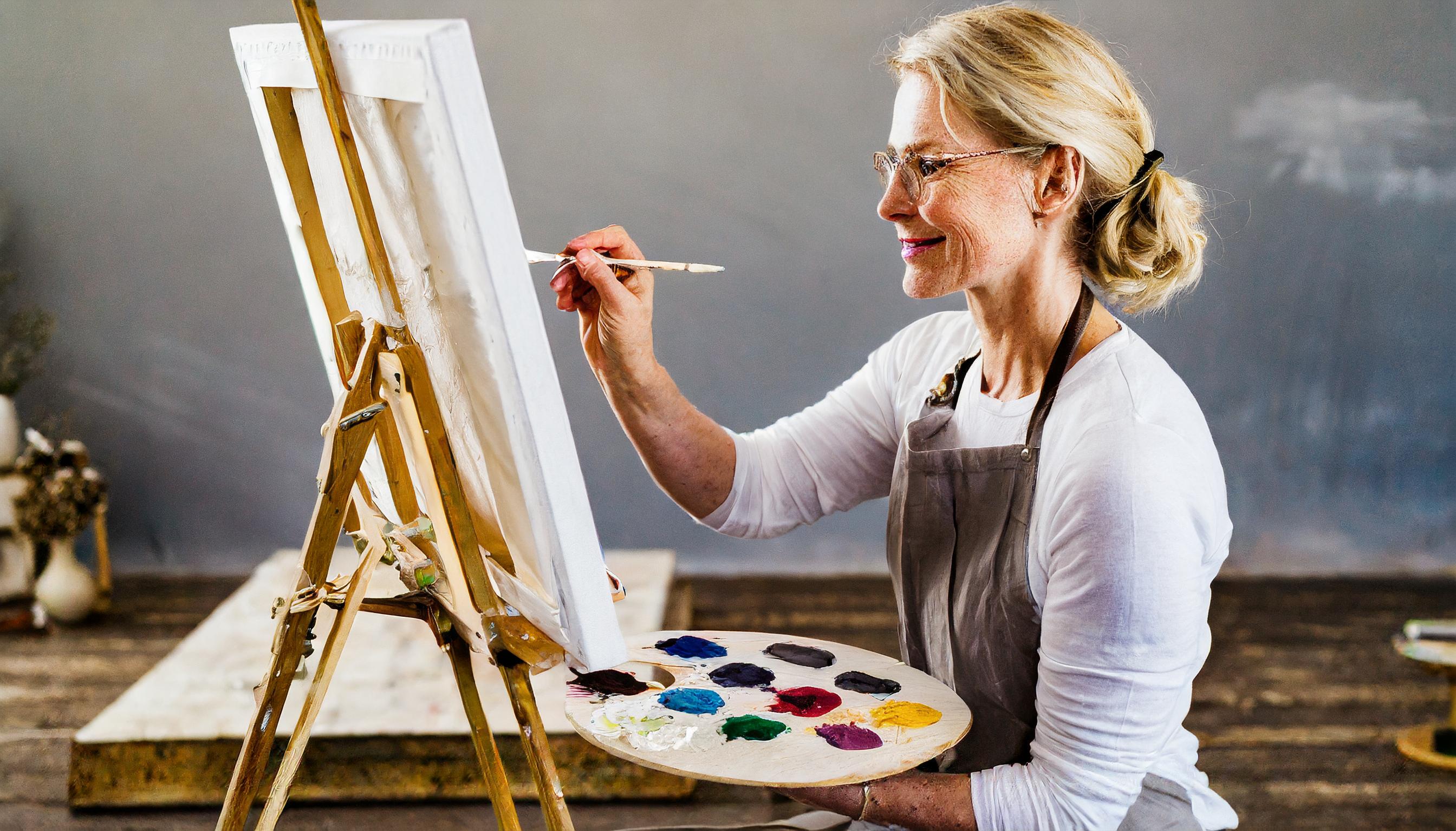 Firefly Mennesker Der Maler I Et Atelie 19280