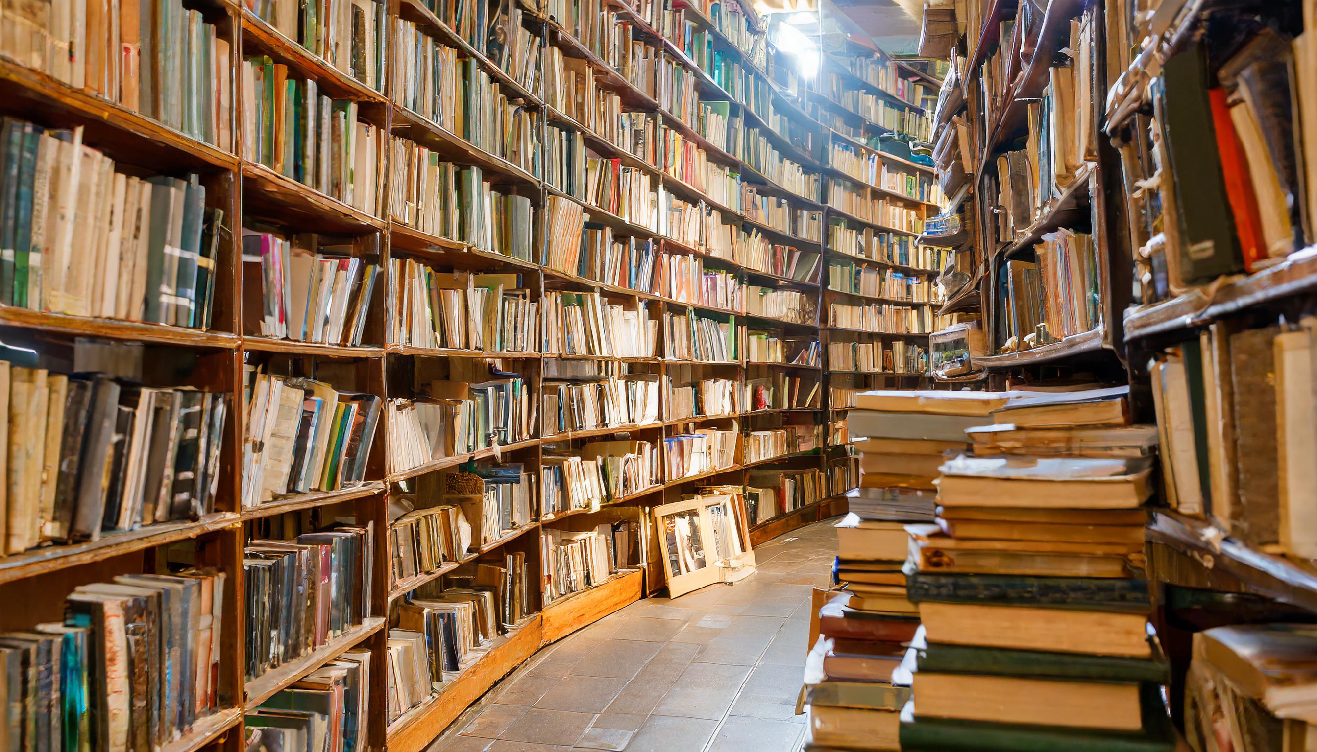 Firefly En Masse Bøger Der Er I Et Bibliotek 34626